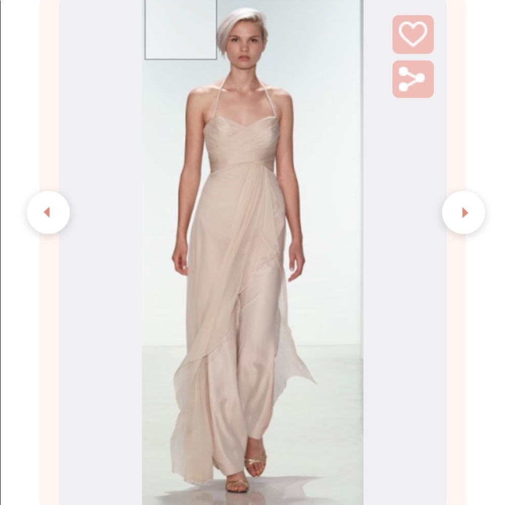 Amsale - Bridesmaid Dress in blush pink